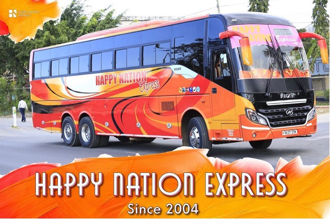 Booking Online: Happy Nation Express Bus Tanzania Contact
